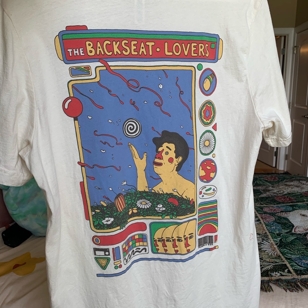 The Backseat Lovers band t-shirt, bella canvas brand, unisex